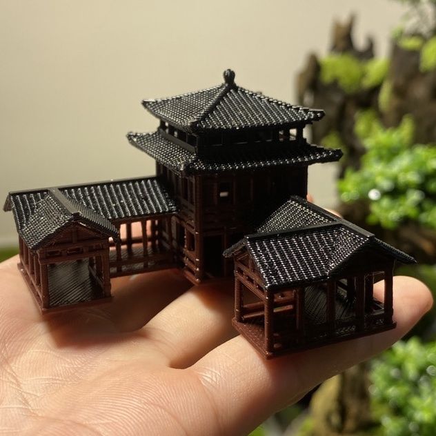 Planted Aquarium Models - Ornamen dekorasi seni cetak 3D Bonsai