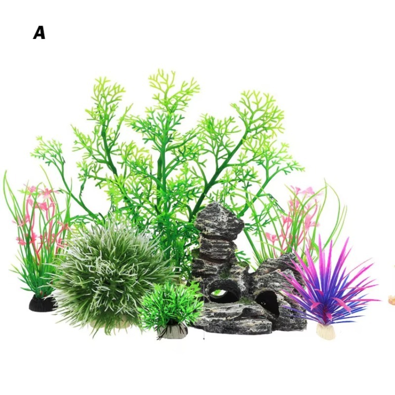 Planted Aquarium With Rocks - 10pcs Penjualan Terlaris Produk Baru Dekorasi