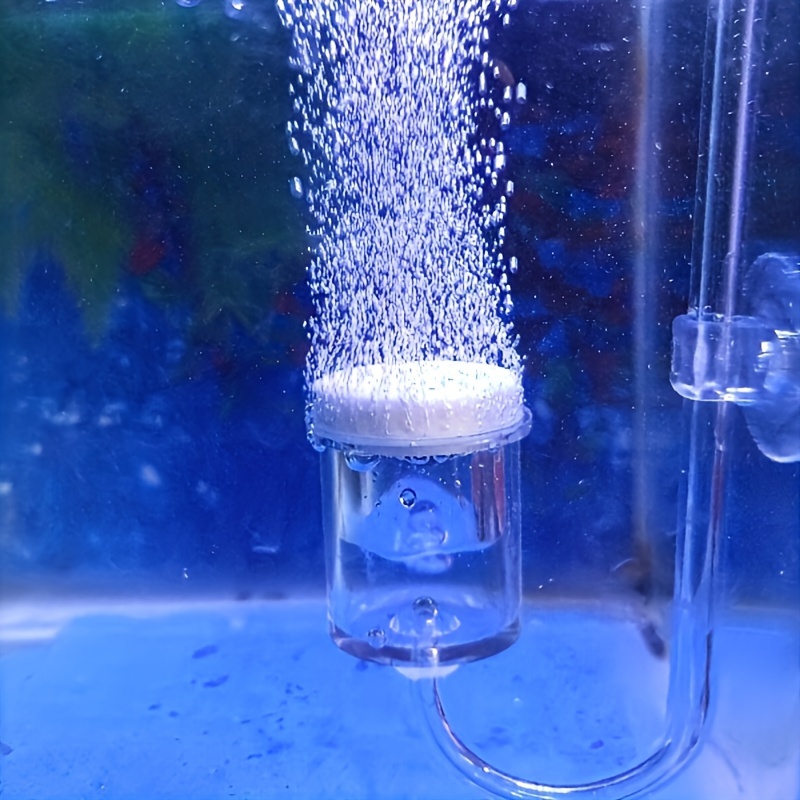 Planted Aquarium Accessories - Aquarium kaca CO2 Atomizer Diffuser, pengukur