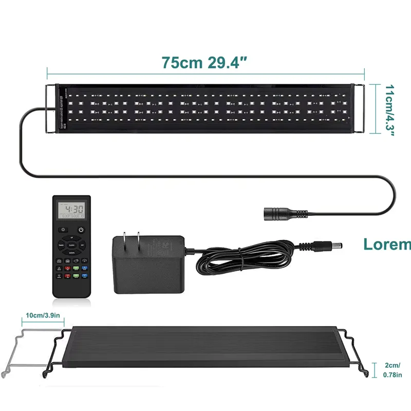 Planted Aquarium Hours - Lampu Akuarium LED Profesional SIROKA 75cm