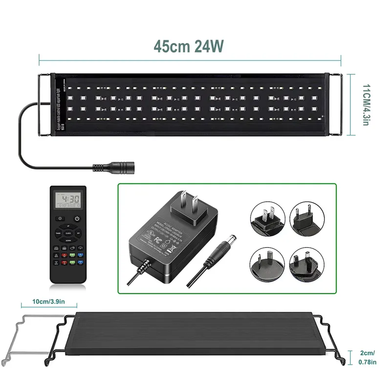 Planted Aquarium Hours - Lampu Akuarium LED Profesional SIROKA 45cm