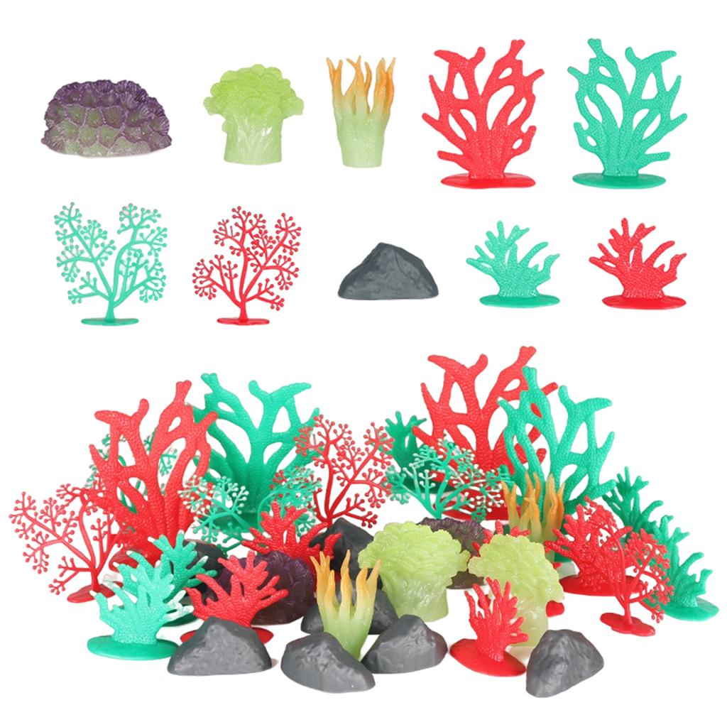 Set 32 Ornamen Model Karang Ta - Planted Aquarium Models ulasan dan harga