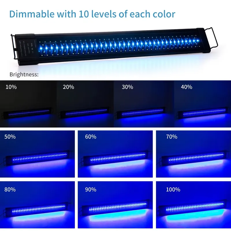 Lampu Tumbuh Tanaman LED IP68  - Planted Aquarium Hours ulasan dan harga