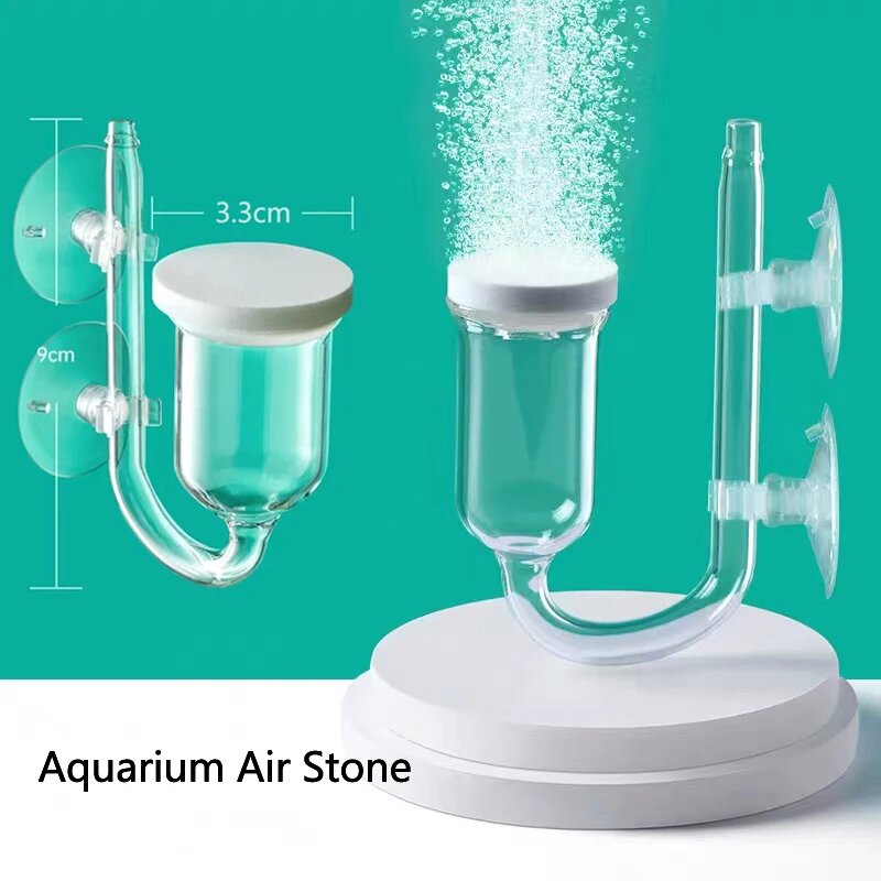 1Set pompa udara kaca pasir ba - Aquarium Lily Pipe ulasan dan harga