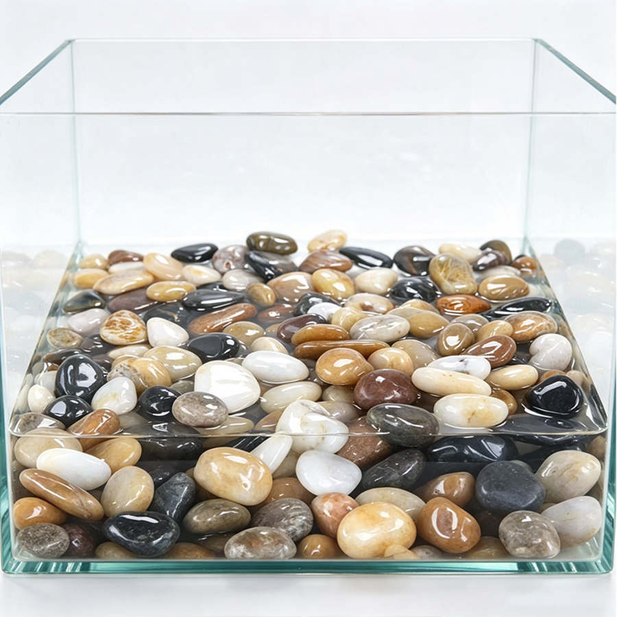300-700g Kerikil Sungai Halus, - Planted Aquarium With Rocks ulasan dan harga