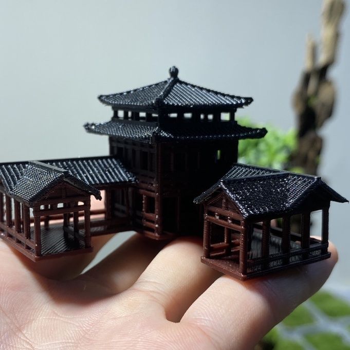 Ornamen dekorasi seni cetak 3D - Planted Aquarium Models ulasan dan harga