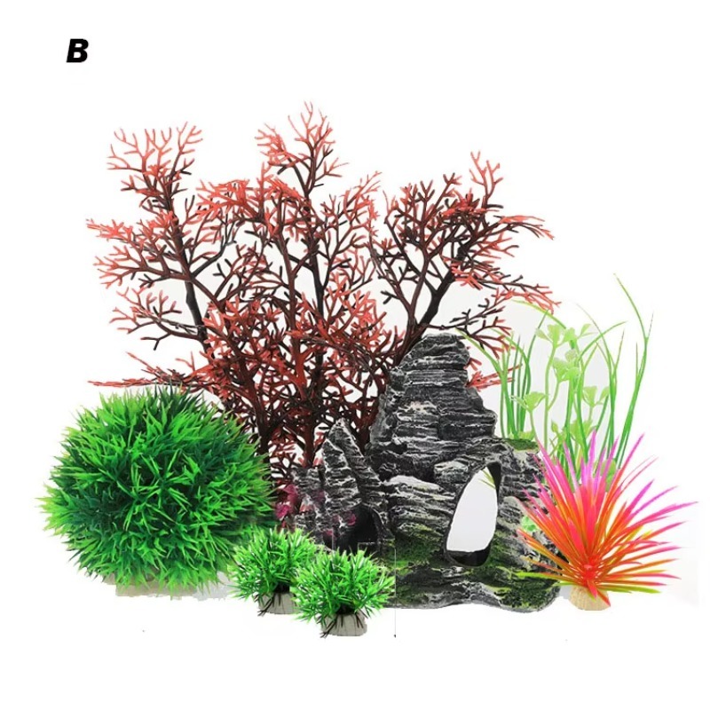 10pcs Penjualan Terlaris Produ - Planted Aquarium With Rocks ulasan dan harga