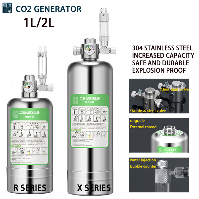 Sistem Kit Generator CO2 Akuar - Planted Aquarium Co2 System ulasan dan harga
