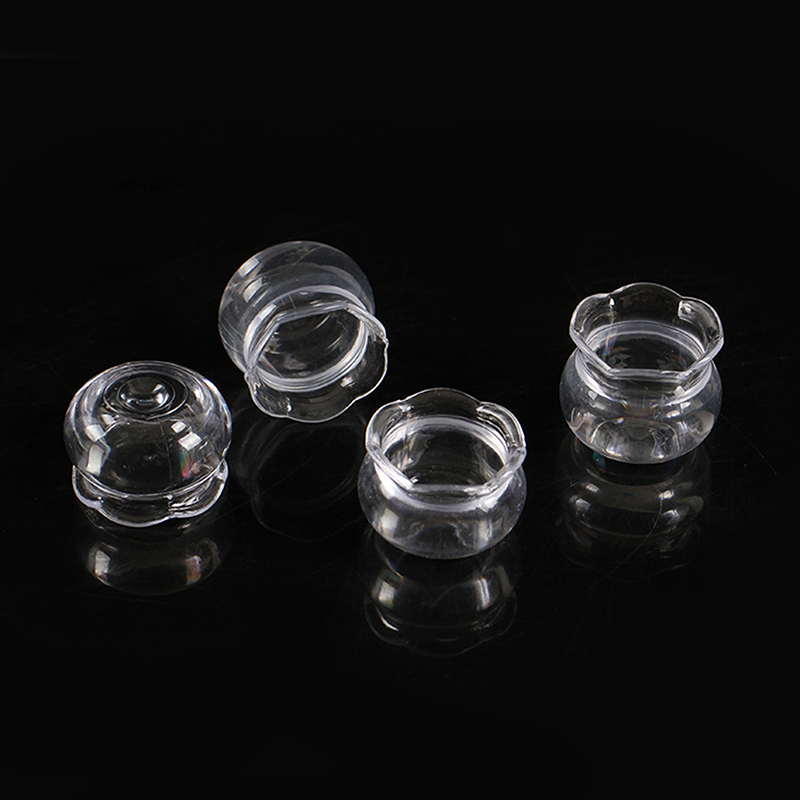 Model Vas Mini Transparan Plas - Planted Aquarium Accessories ulasan dan harga