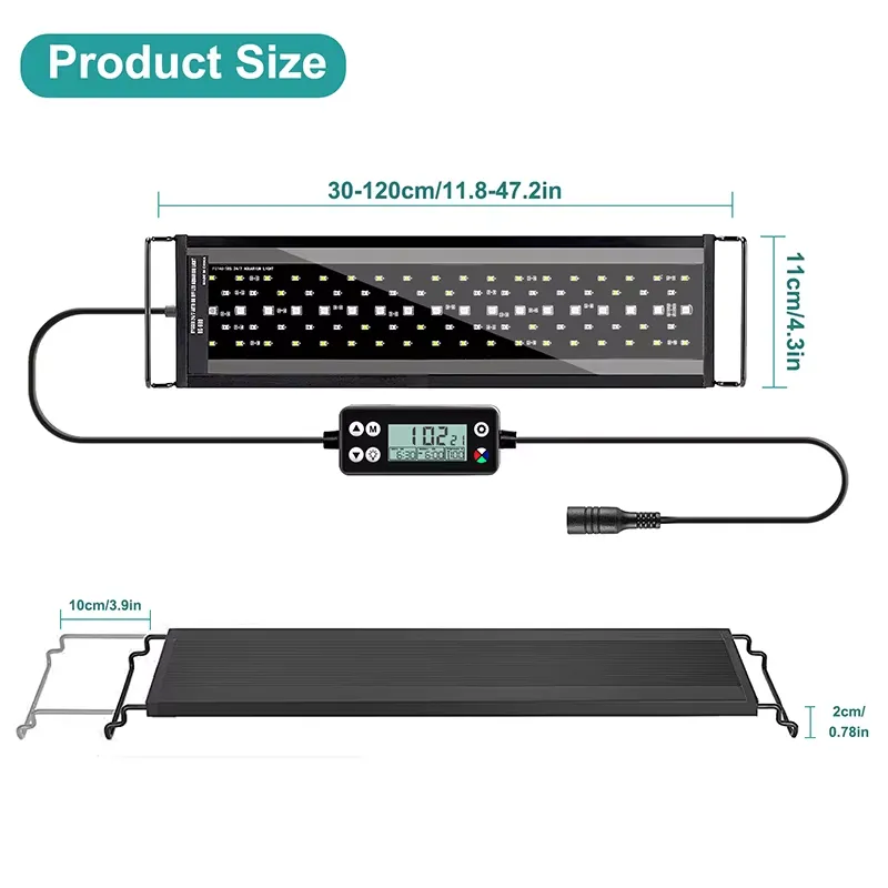 Lampu LED Akuarium Spektrum Pe - Planted Aquarium Hours ulasan dan harga