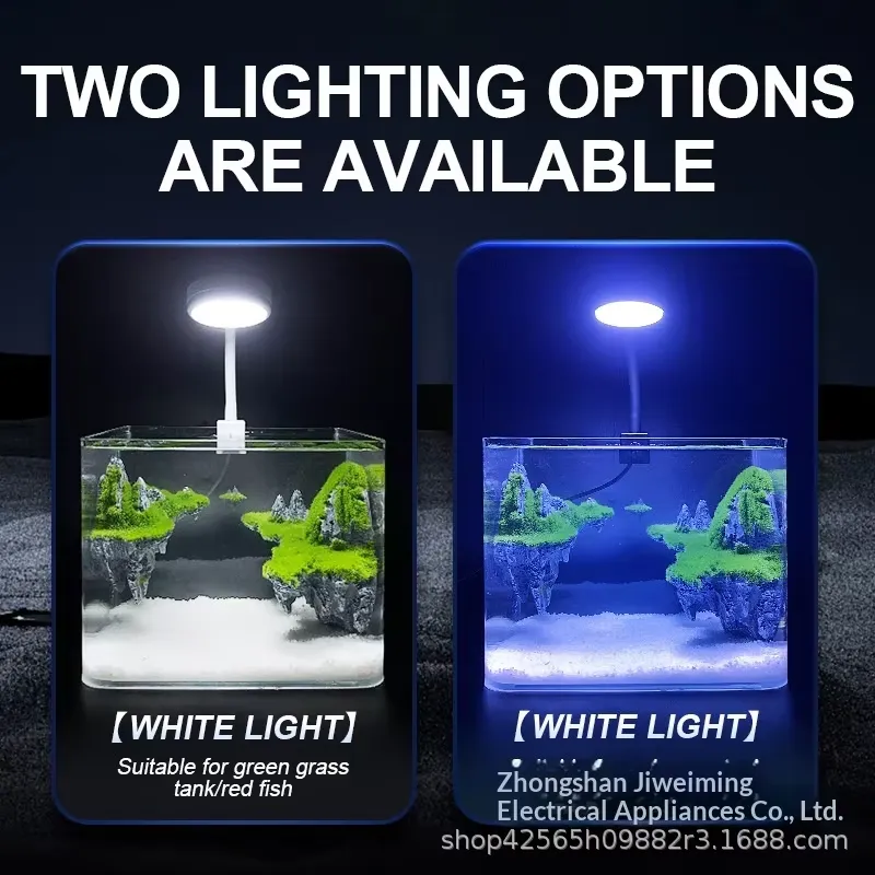 Lampu Klip Akuarium USB Alumin - Planted Aquarium Hours ulasan dan harga