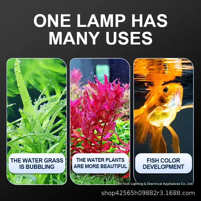Lampu Klip Akuarium USB Alumin - Planted Aquarium Hours ulasan dan harga