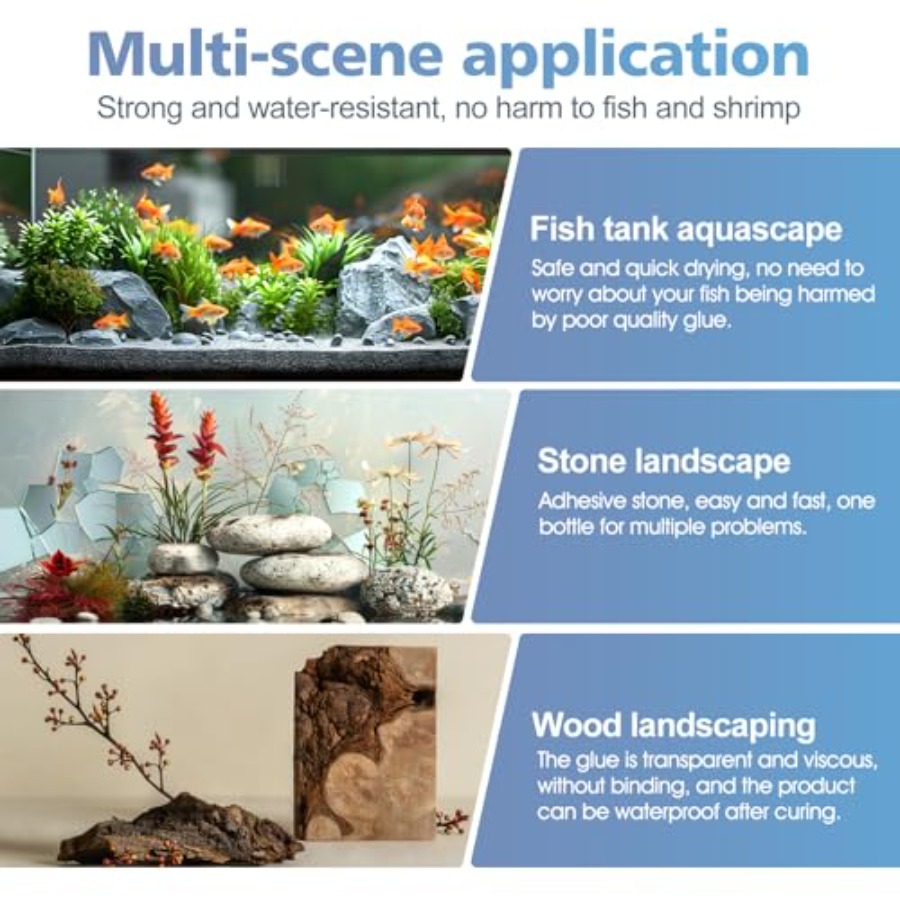 Lem Akuarium, Lem Super Reef S - Planted Aquarium With Rocks ulasan dan harga