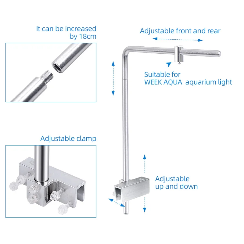Minggu Aqua Light Stand Univer - Planted Aquarium Accessories ulasan dan harga