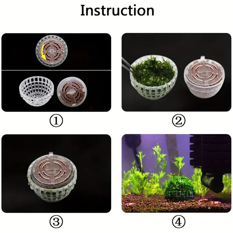 2 buah pemegang bola lumut aku - Planted Aquarium Models ulasan dan harga